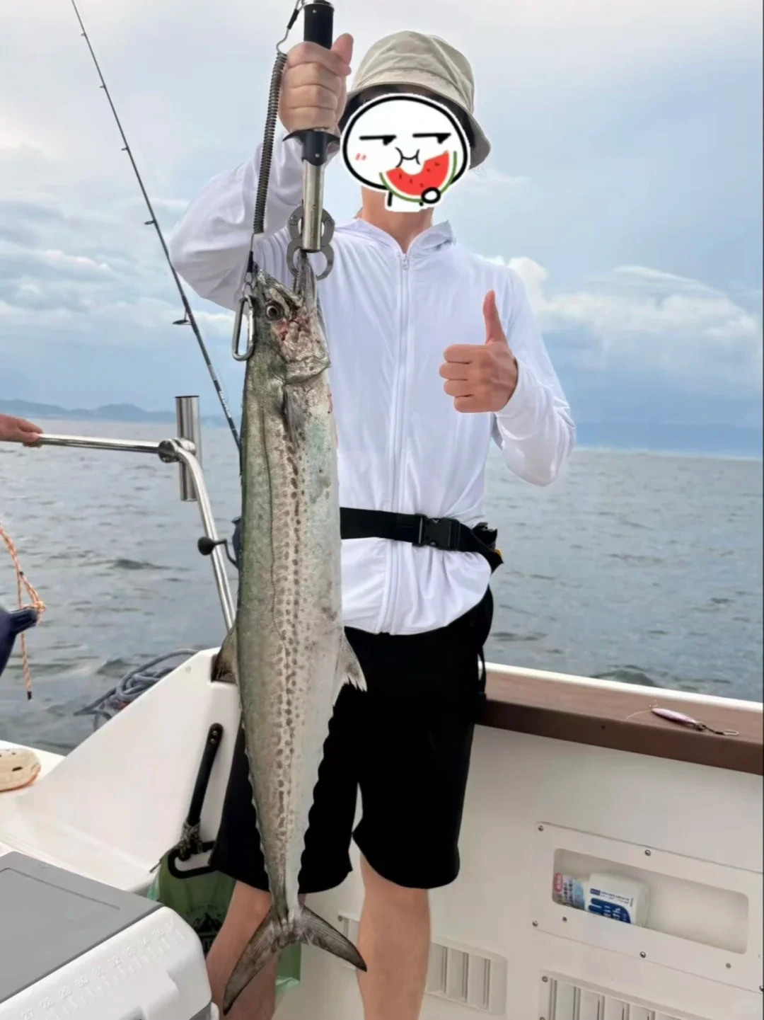 船上海钓实拍:鲅鱼